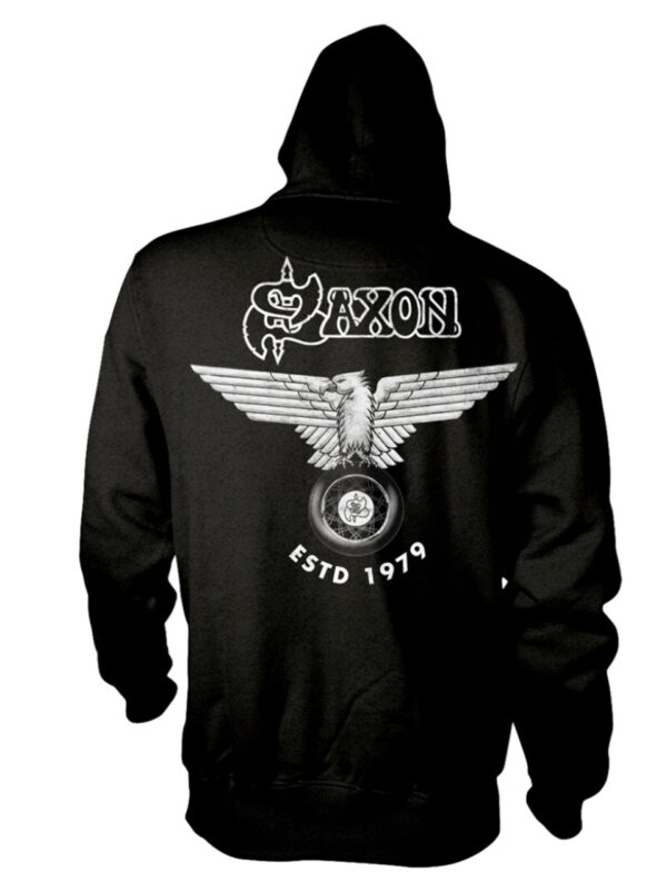 Saxon Estd 1979 Zip Hoodie SIZE - M - Image 2