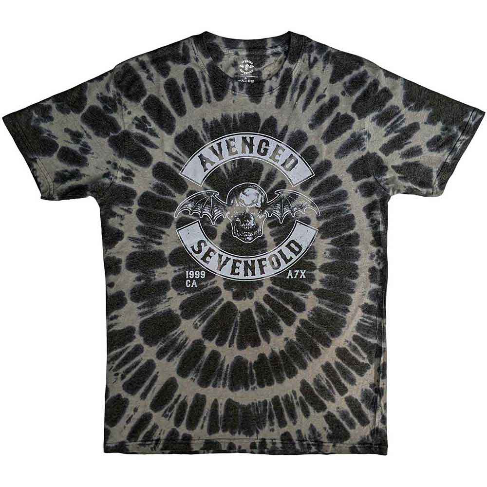 Avenged Sevenfold Deathbat Crest Wash Collection T-Shirt SIZE – M