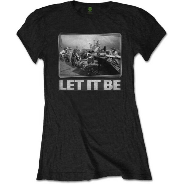 The Beatles Let It Be Studio Ladies T-Shirt SIZE - Ladies L