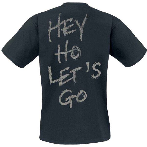 Ramones Seal Hey Ho Back Print T-Shirt SIZE - M - Image 2