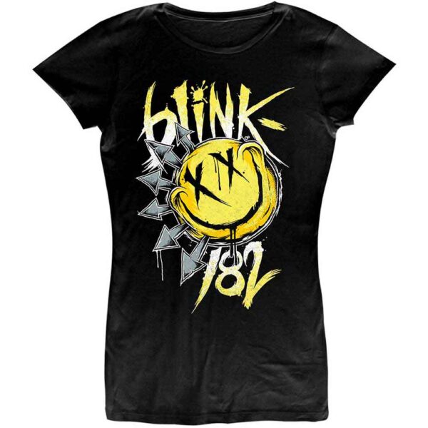 Blink-182 Big Smile Ladies T-Shirt SIZE - Ladies M