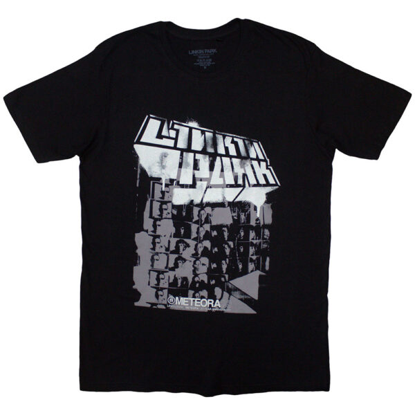 Linkin Park Spray Collage Black T-Shirt SIZE - L