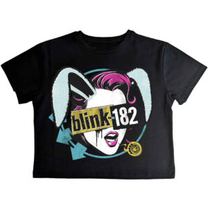 Blink-182 Blind Date Black Ladies Crop Top SIZE -  Ladies M