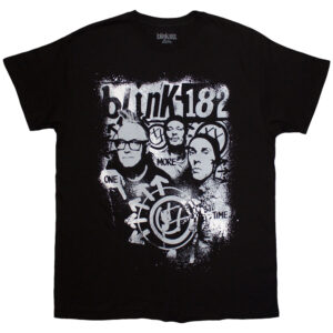 Blink-182 One More Time Spray Paint Black T-Shirt SIZE - L