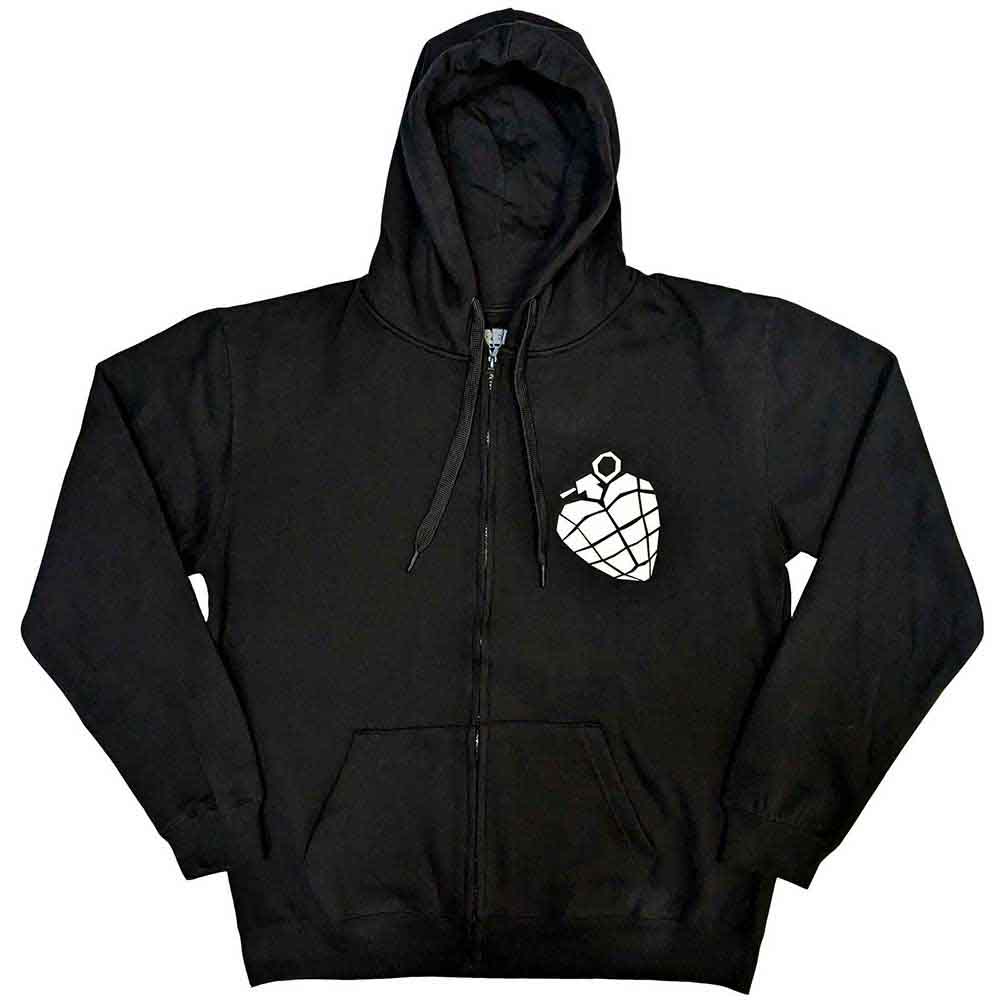 Green Day American Idiot The Musical Black Back Print Zip Hoodie SIZE – S
