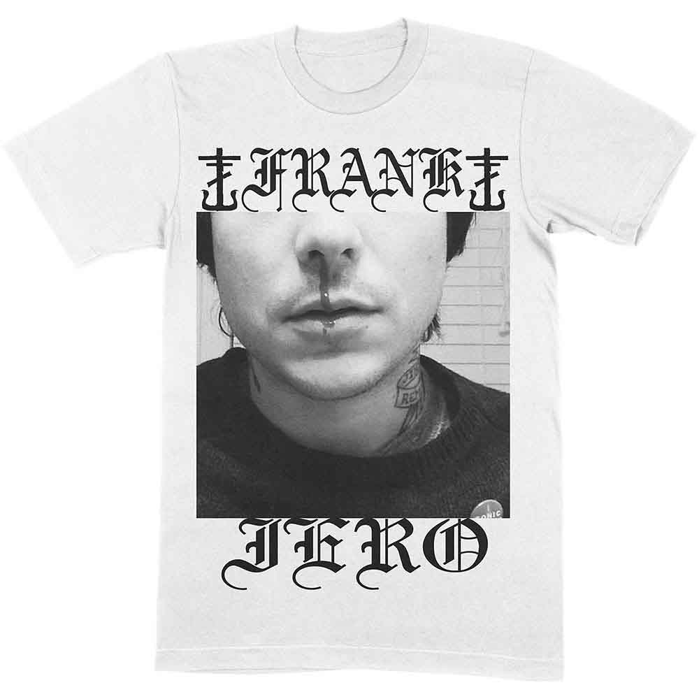 Frank Iero Nose Bleed White T-Shirt SIZE – S