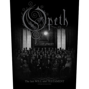 Opeth The Last Will And Testament Back Patch SIZE - N/A