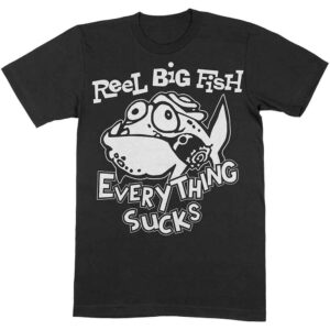 Reel Big Fish Silly Fish Black T-Shirt SIZE - 2XL