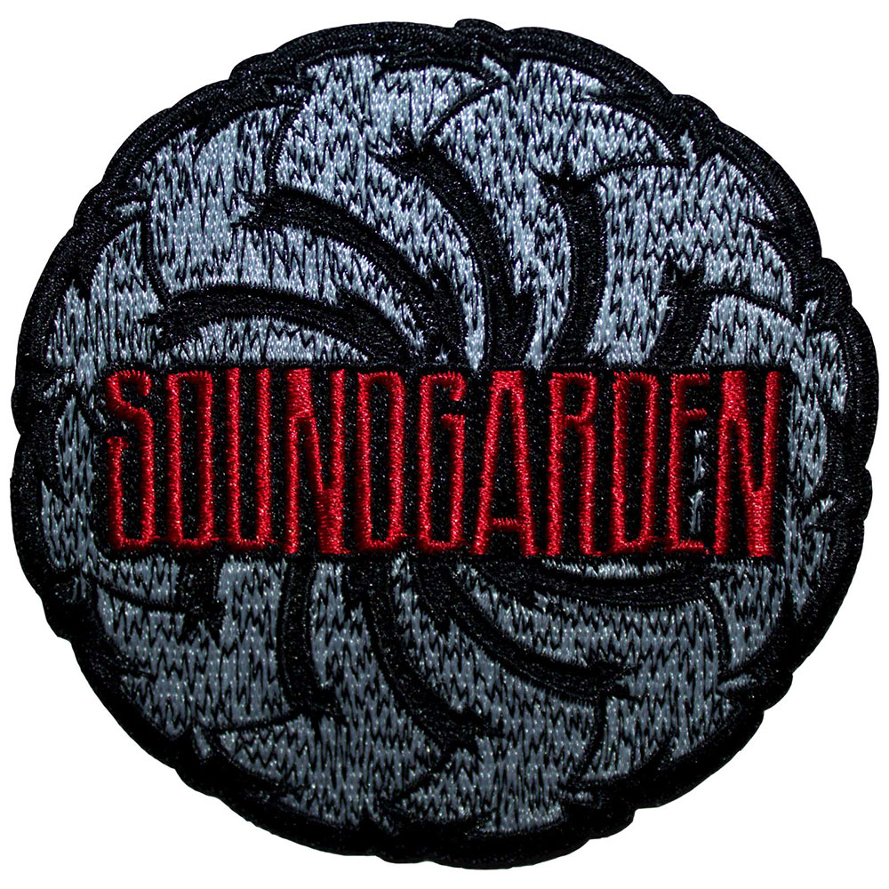 Soundgarden Logo Swirl B&W Patch SIZE – n/a