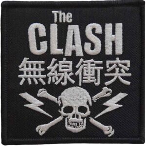 The Clash Skull & Crossbones Standard Woven Patch SIZE - N/A