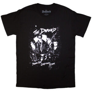 The Damned Young Hot Loud & Stiff Black T-Shirt SIZE - XL