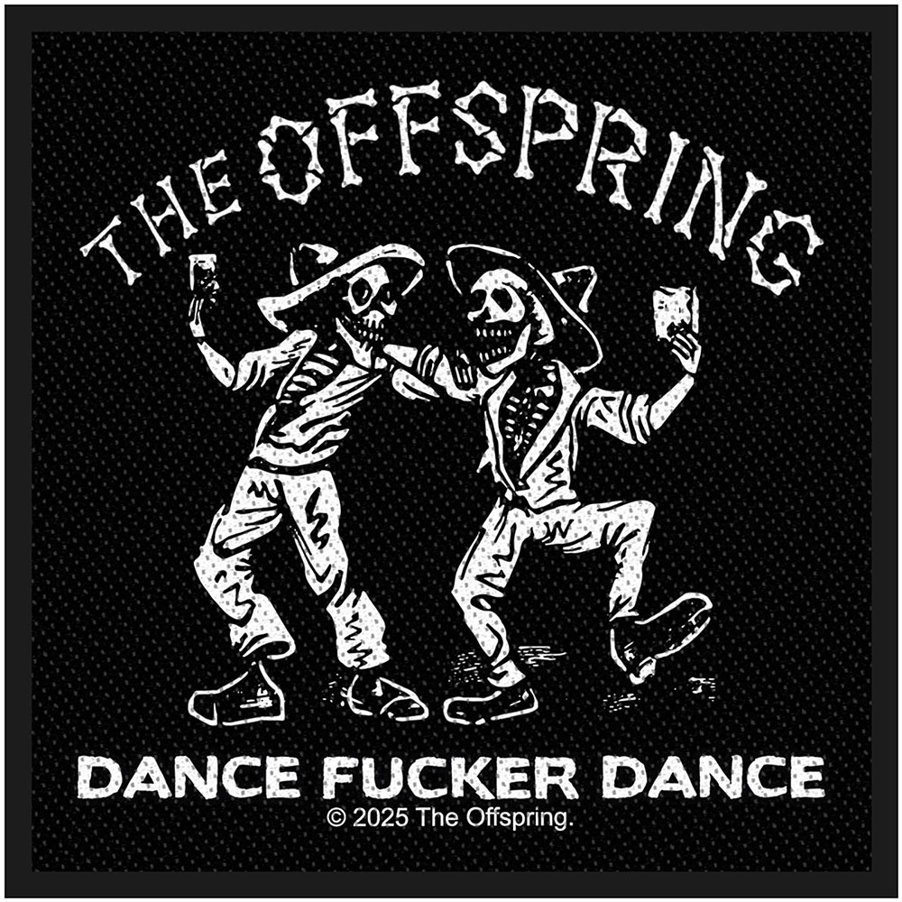 The Offspring Dance Fucker Dance Woven Patch SIZE – n/a