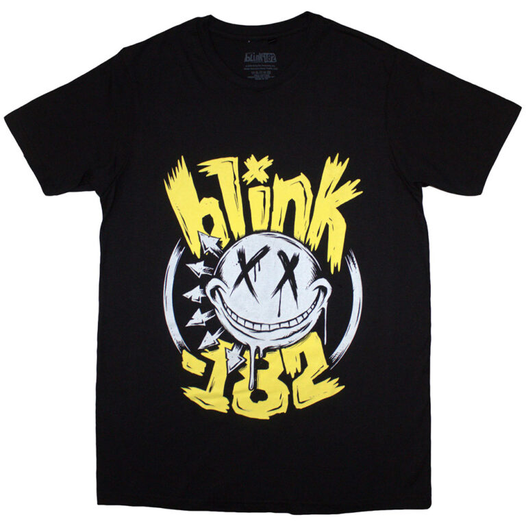 Blink-182 Big Smile Black Ladies T-Shirt SIZE – Ladies M
