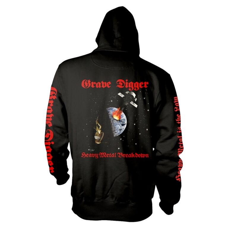 Grave Digger – Heavy Metal Breakdown Hoodie SIZE – M