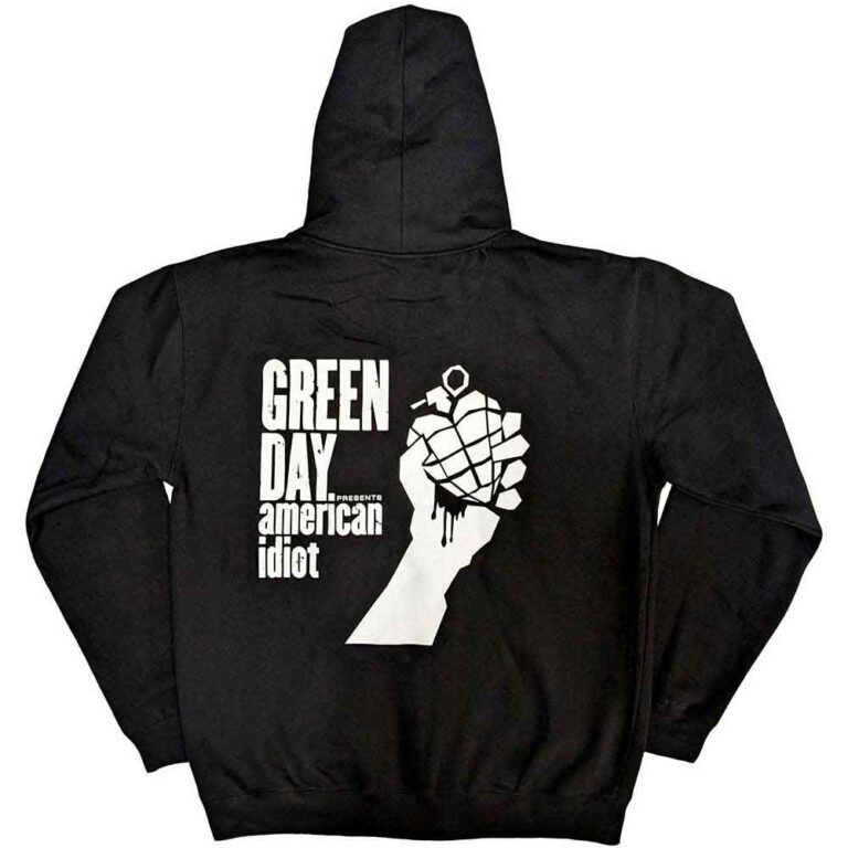 Green Day American Idiot The Musical Back Print Zip Hoodie SIZE – S
