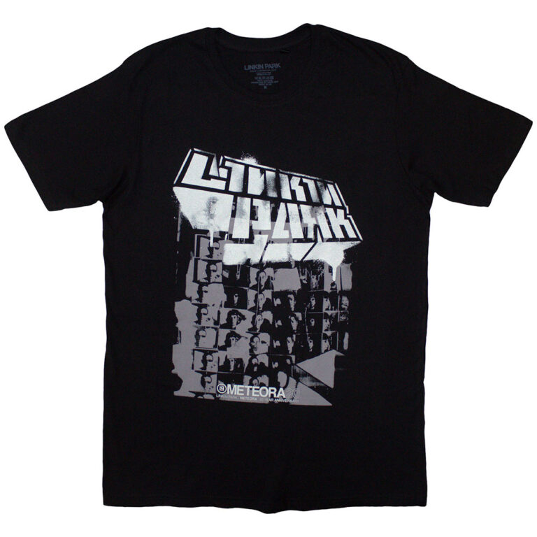 Linkin Park Spray Collage Black T-Shirt SIZE – L