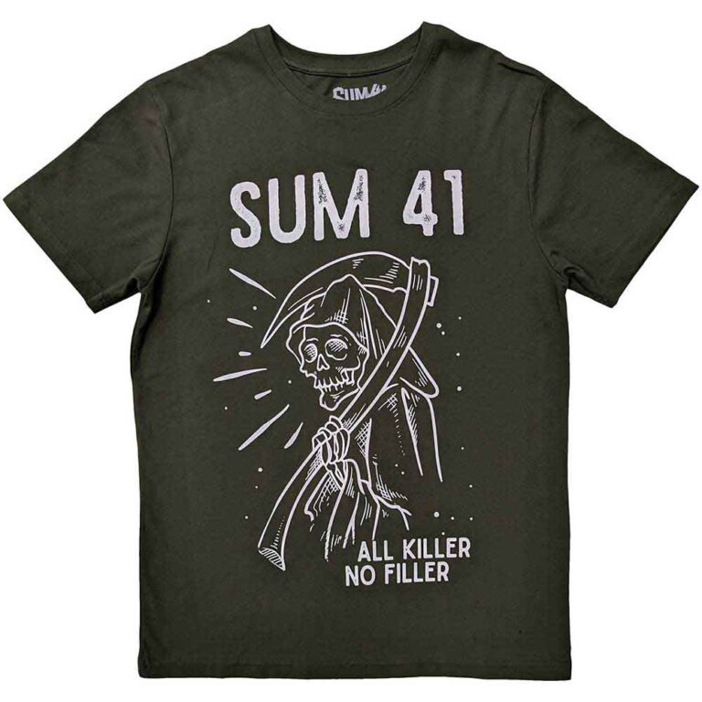 Sum 41 Reaper Green T-Shirt SIZE – XL