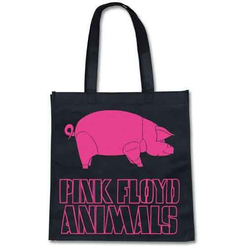 Pink Floyd Eco Shopper: Classic Animals Trend Version (Black) (Back Print)