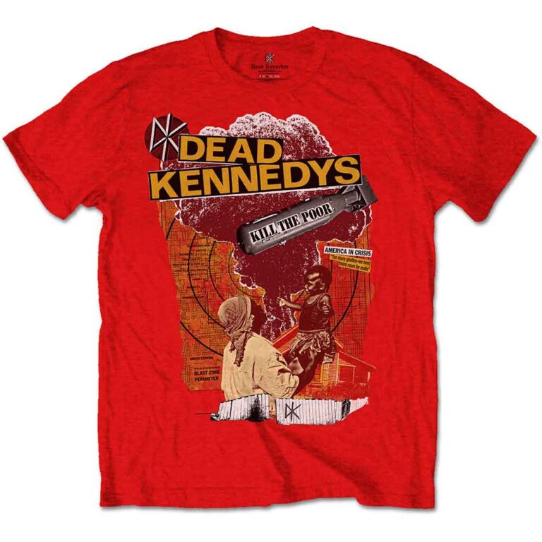 Dead Kennedys Kill The Poor Red T-Shirt SIZE – S