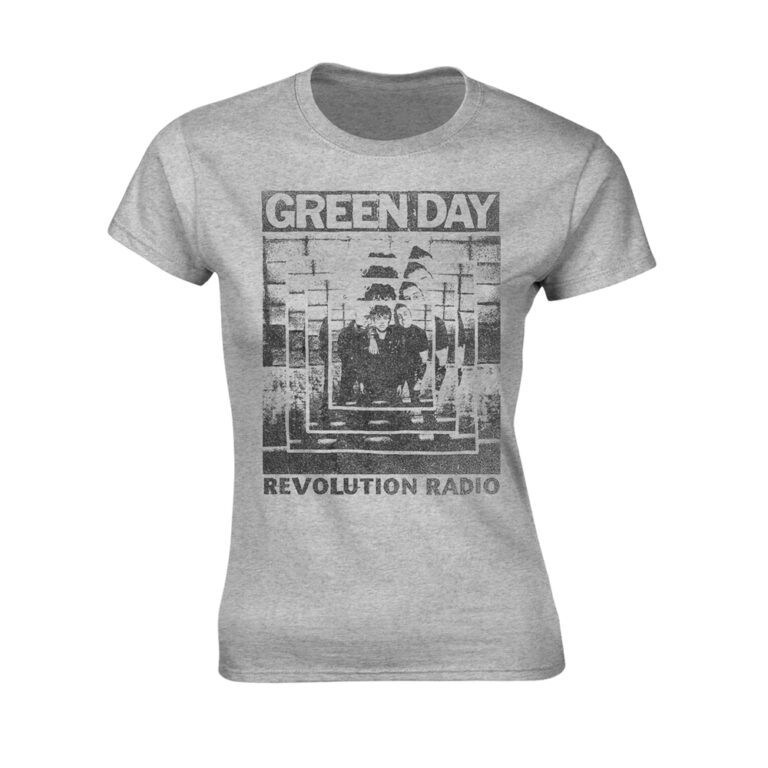 Green Day – Power Shot Ladies T-Shirt SIZE – Ladies XL