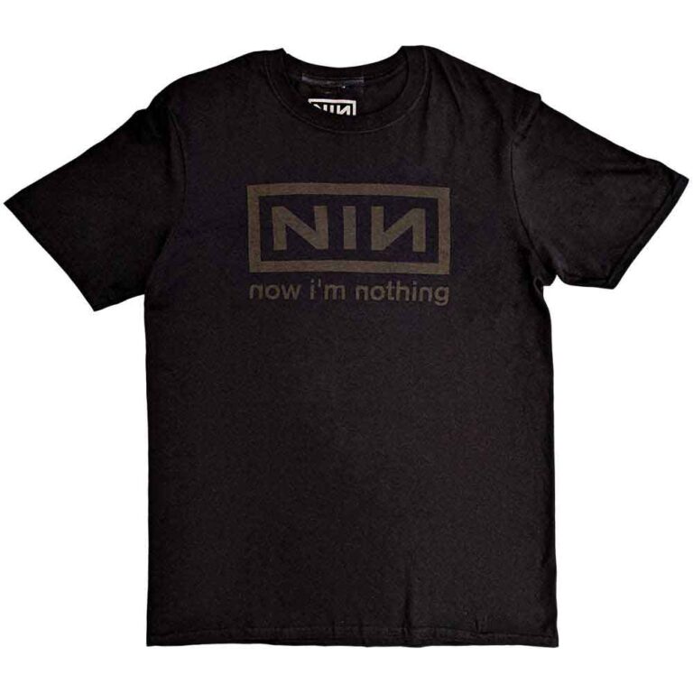 Nine Inch Nails Now I’m Nothing Charcoal Grey T-Shirt SIZE – S