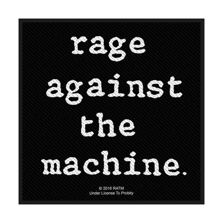 Rage Against The Machine Logo Patch