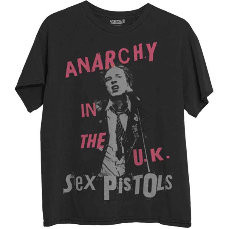 The Sex Pistols Anarchy in the UK Black T-Shirt SIZE – L