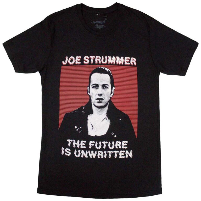 Joe Strummer The Future Is Unwritten Black T-Shirt SIZE – M