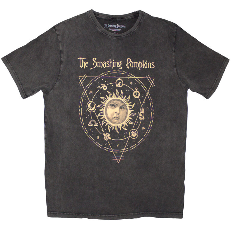 The Smashing Pumpkins Celestial Sun Charcoal Grey T-Shirt SIZE – 2XL