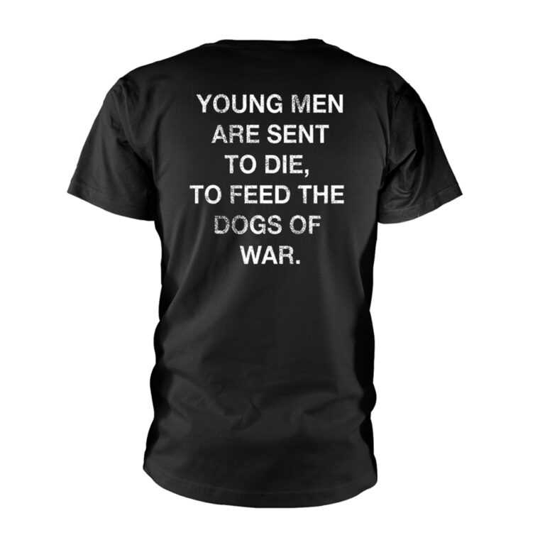 Disgust – Brutality Of War T-Shirt (Front / Back Print) SIZE – S