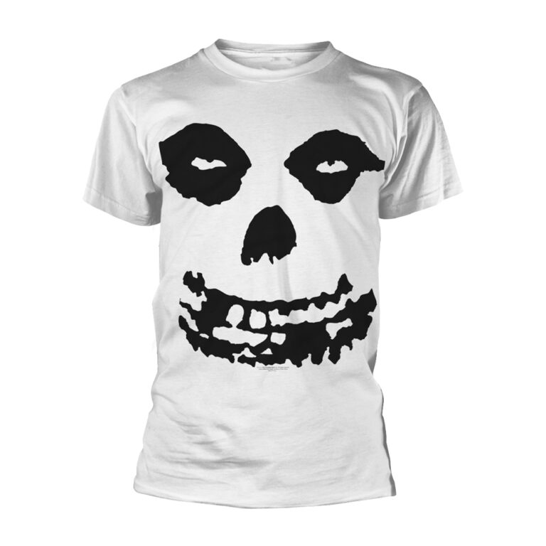 Misfits – All Over Skull Front / Back Print T-Shirt SIZE – L