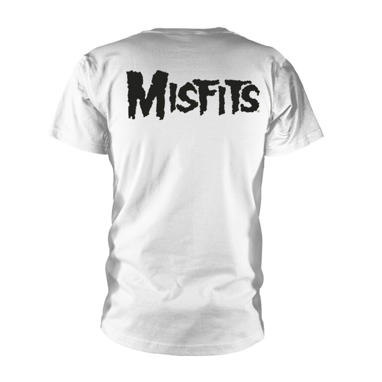 Misfits – All Over Skull Front / Back Print T-Shirt SIZE – L