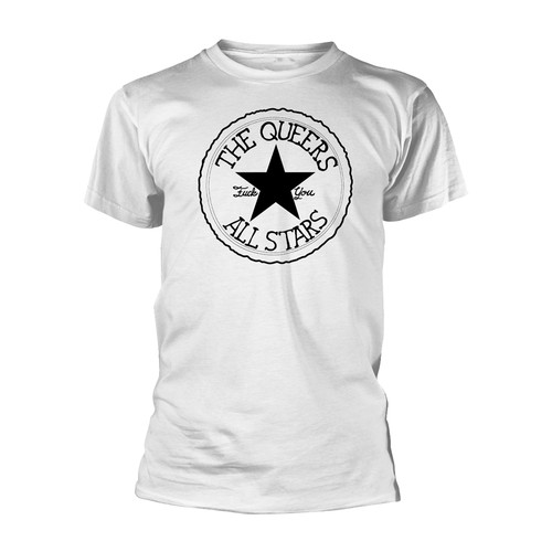 The Queers – All Stars White T-Shirt SIZE – S