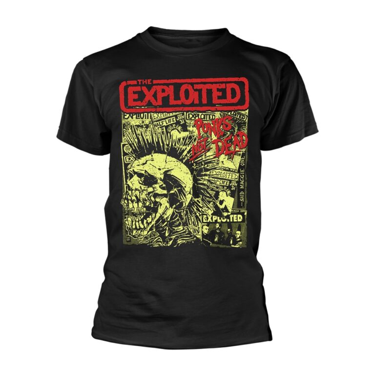 The Exploited – Punks Not Dead (black) T-Shirt SIZE – 2XL