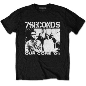 7 Seconds Our Core Black Back Print T-Shirt