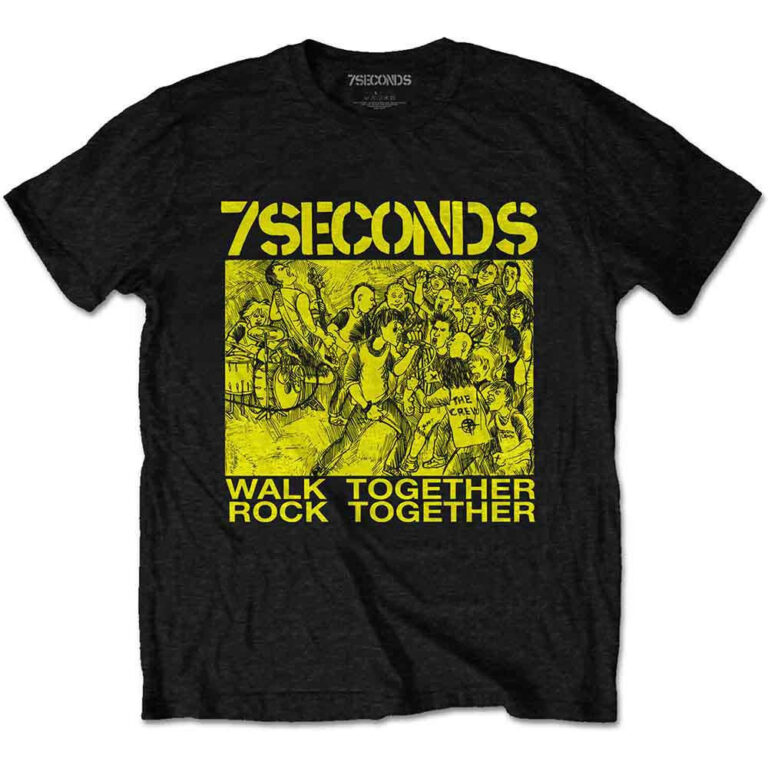 7 Seconds WTRT Black Back Print T-Shirt