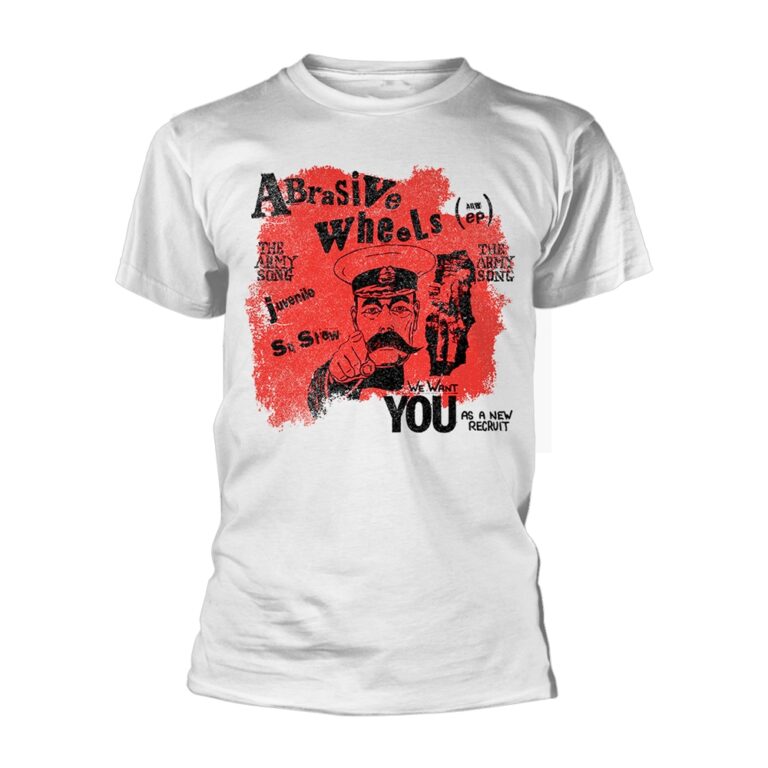 Abrasive Wheels – Army Song (white) T-Shirt