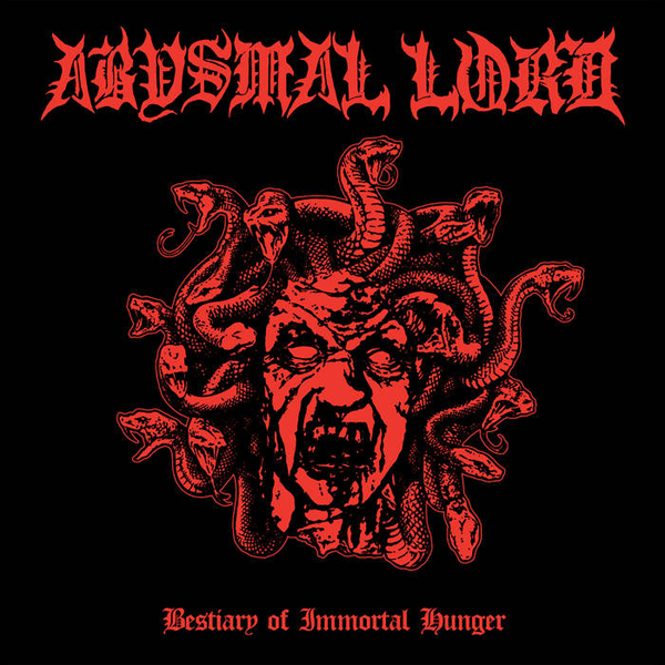 Abysmal Lord – BESTIARY OF IMMORTAL HUNGER (RED VINYL) Vinyl LP