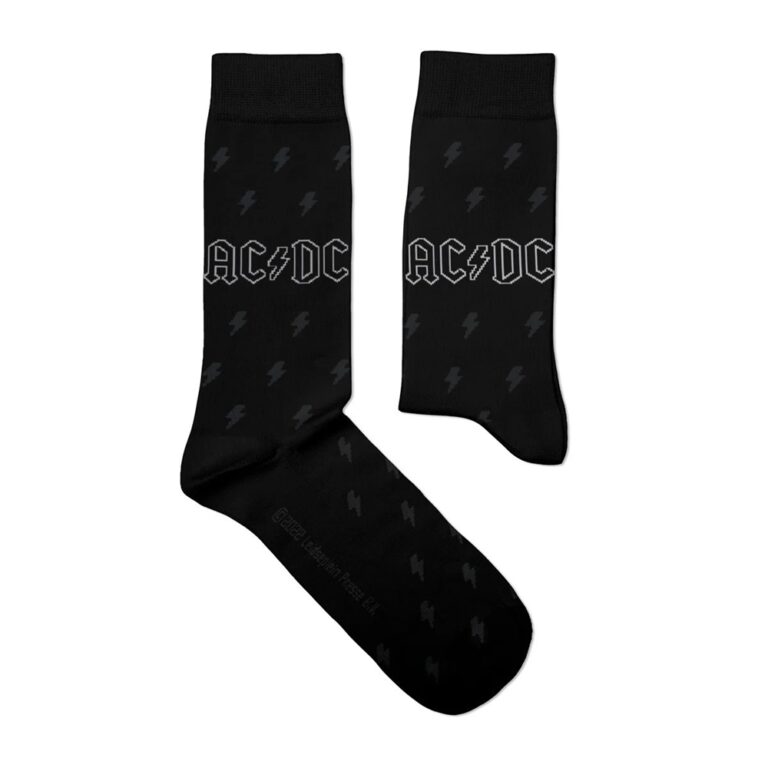AC/DC TRIBUTE – BACK IN BLACK (EUR 41-46/UK 7½-11½/US 8-12) Socks