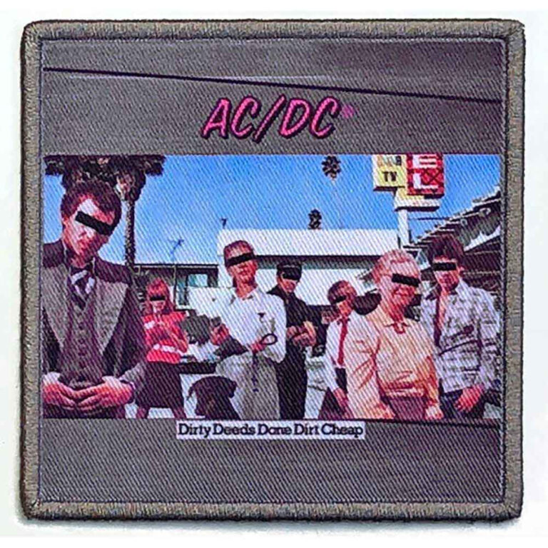 AC/DC Dirty Deeds Done Dirt Cheap Patch