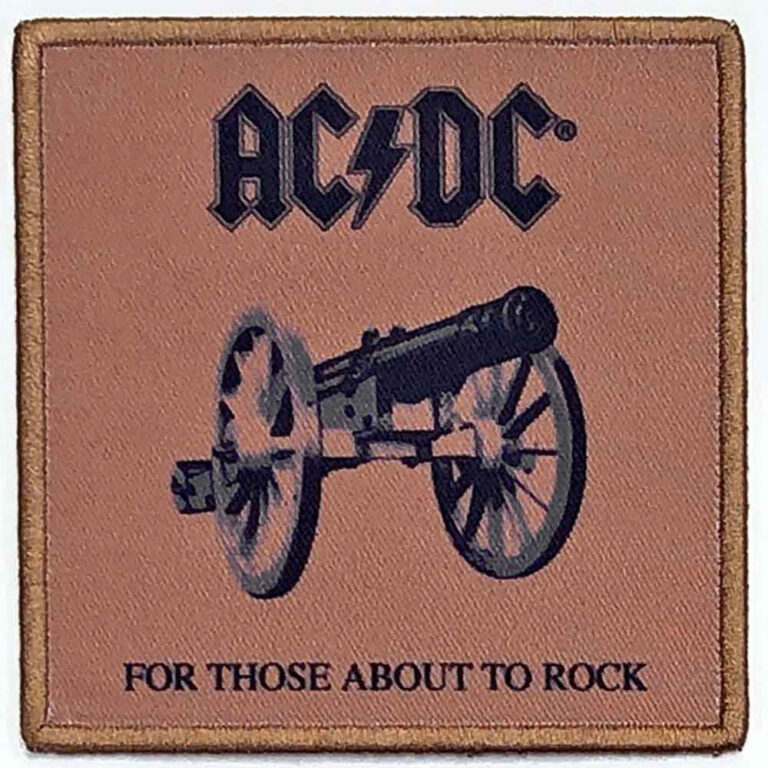 AC/DC For Those About To Rock We Salute You Patch