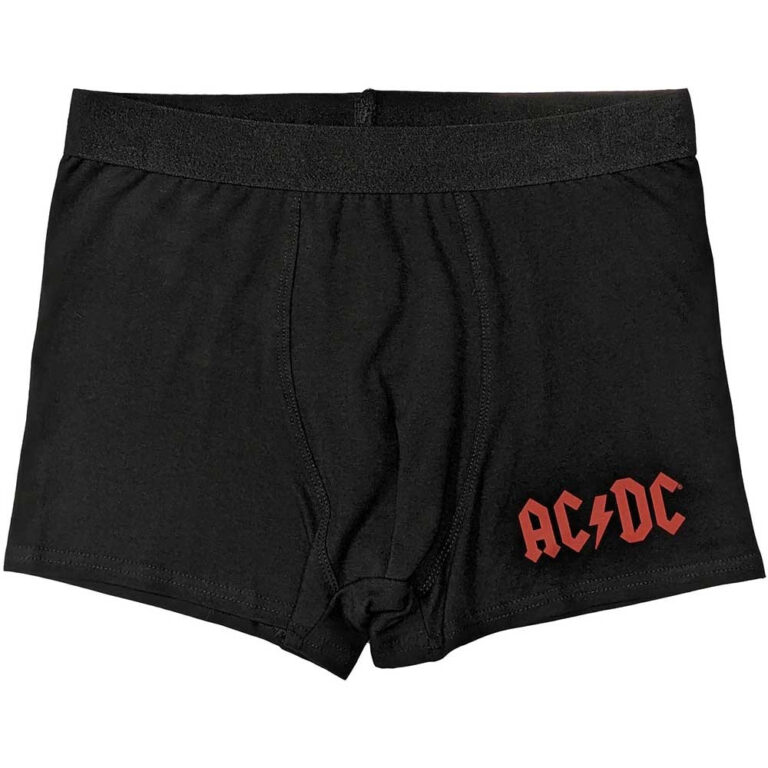 AC/DC Logo Black Unisex Boxers