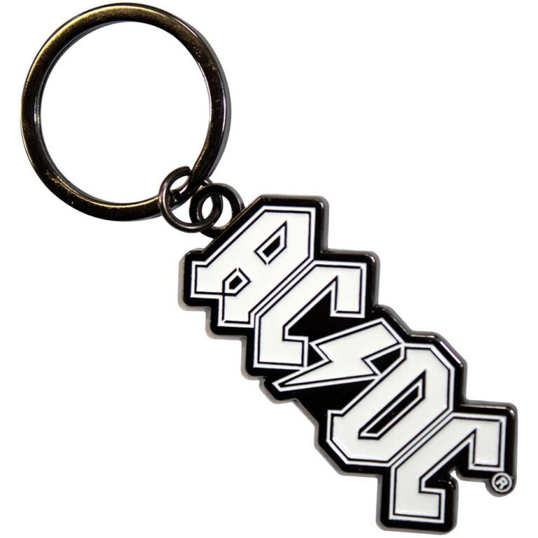AC/DC Logo Mono Keychain
