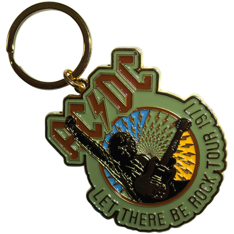 AC/DC Let There Be Rock Tour ’77 Keychain