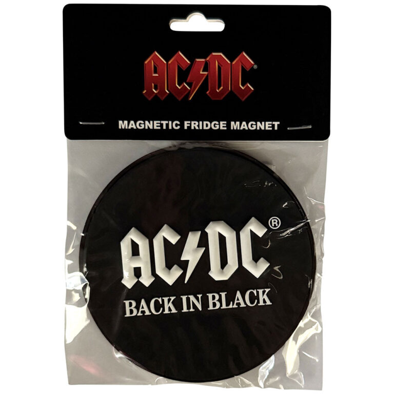 AC/DC Premium Back In Black Fridge Magnet