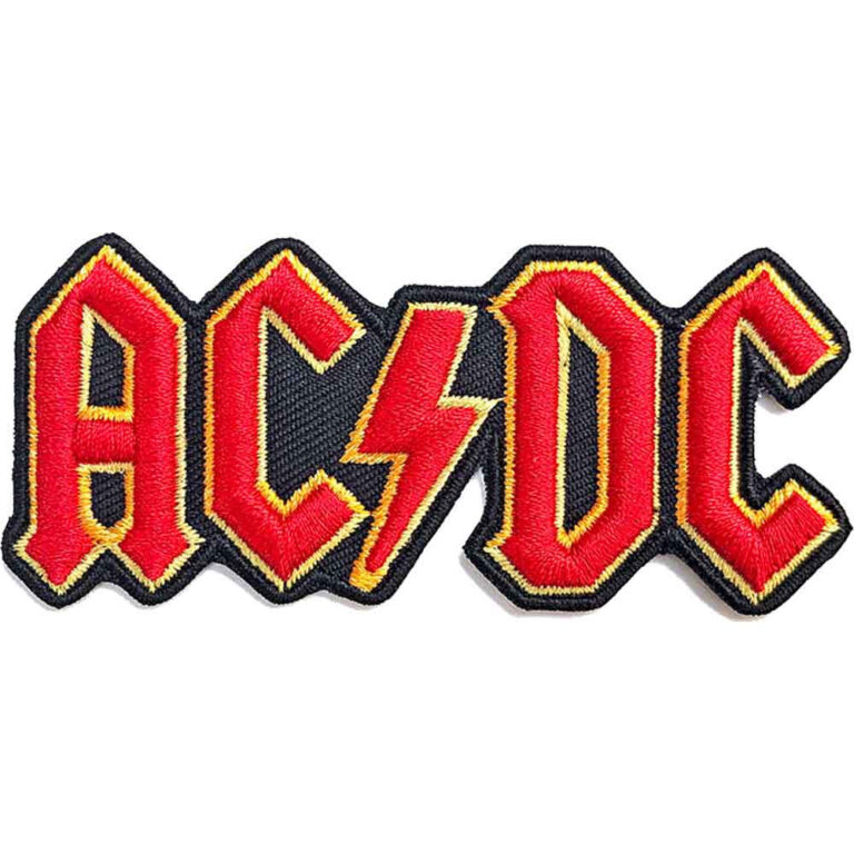 AC/DC Cut Out 3D Logo Patch