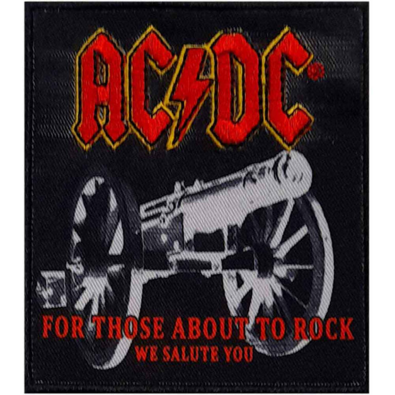AC/DC Canon Woven Logo Patch
