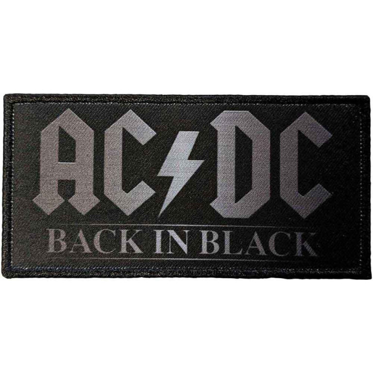 AC/DC Back In Black 1 Patch