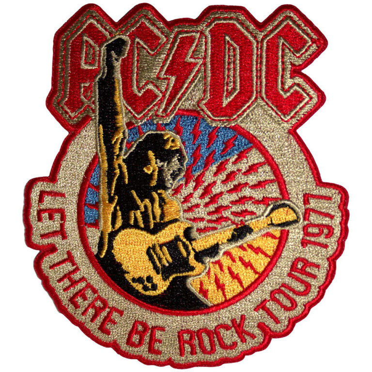 AC/DC Let There Be Rock Tour 1977 Patch