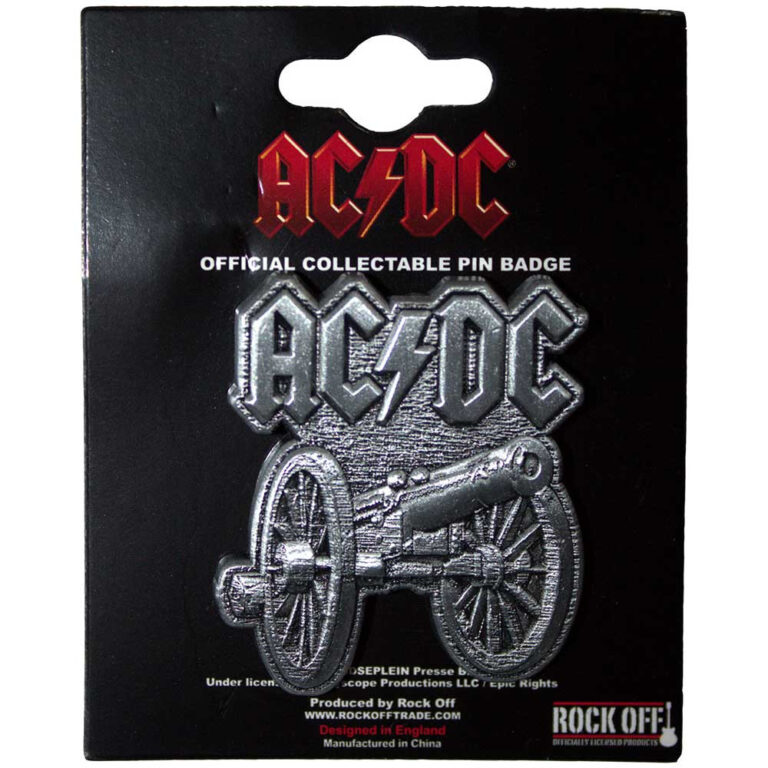 AC/DC For Those About To Rock Pin Badge